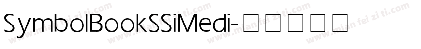 Symbol Book SSi Medi字体转换